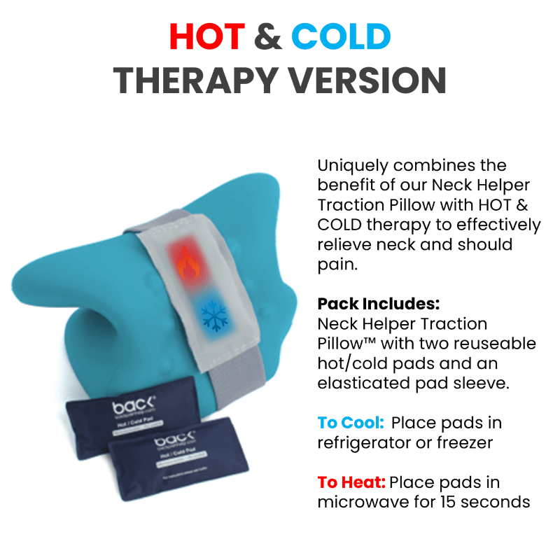 Neck Helper™ Traction Pillow, Cervical Pillow for Neck Pain, Neck Mass ...